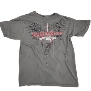 MENS LARGE VINTAGE ROLLING STONE ALL THE NEWS THAT‎ FITS T-SHIRT
